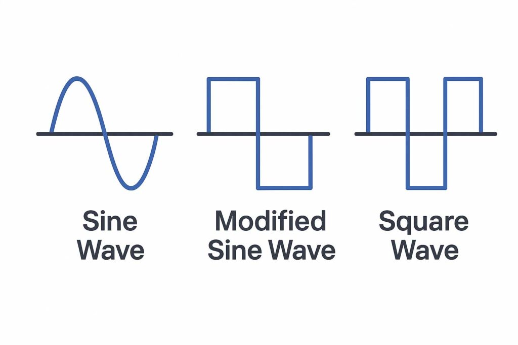 انواع خروجی اینورتر